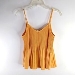 Charlotte Avery - Butterscotch V-Neck Tank - Size Medium